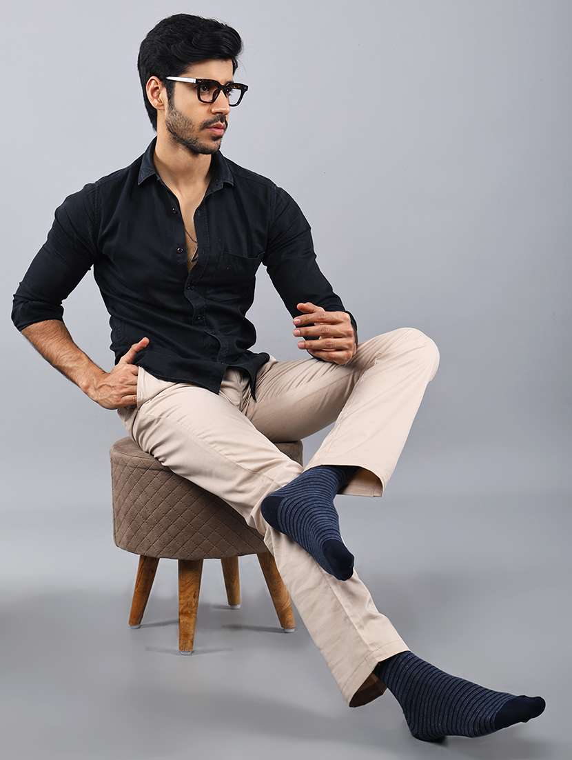 men pack of 3 above ankle length sock - 21588158 -  Standard Image - 5