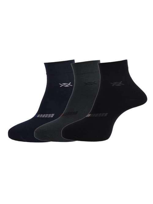 men cotton ankle length socks combo - 21588208 -  Standard Image - 0