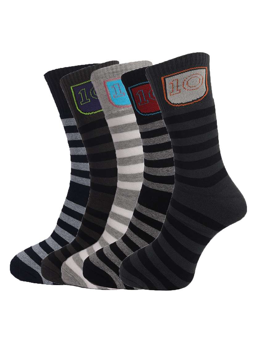 men cotton above ankle length socks combo