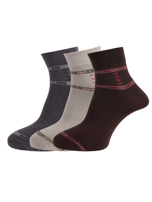 men cotton ankle length socks combo - 21588212 -  Standard Image - 0