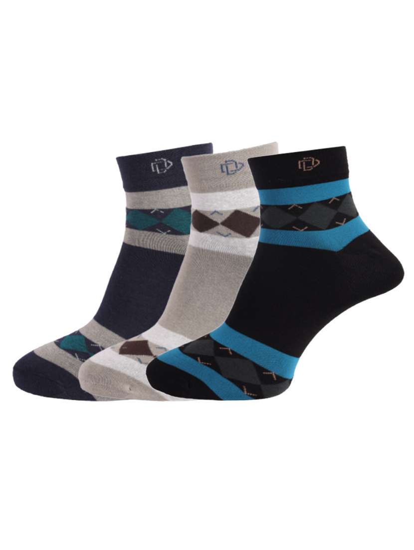 men cotton ankle length socks combo
