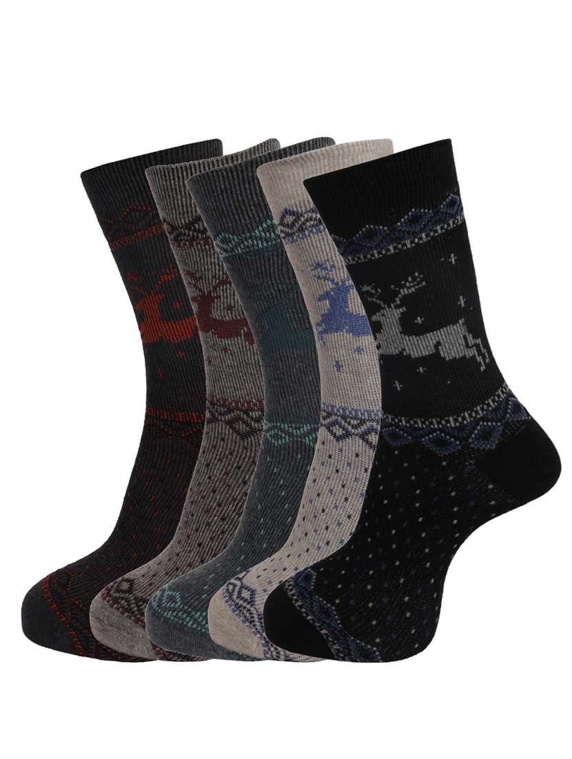 men cotton above ankle length socks combo