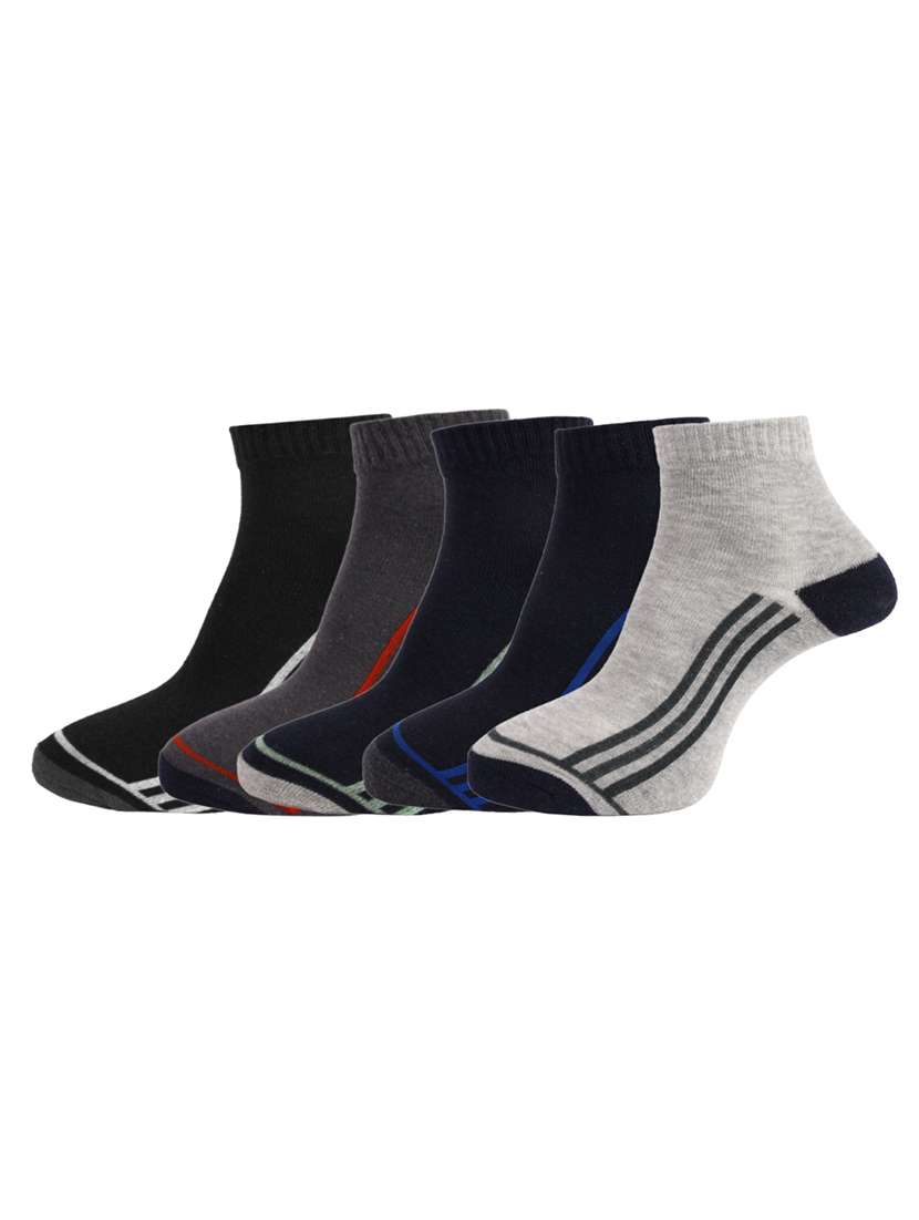 men cotton ankle length socks combo - 21588267 -  Zoom Image - 0
