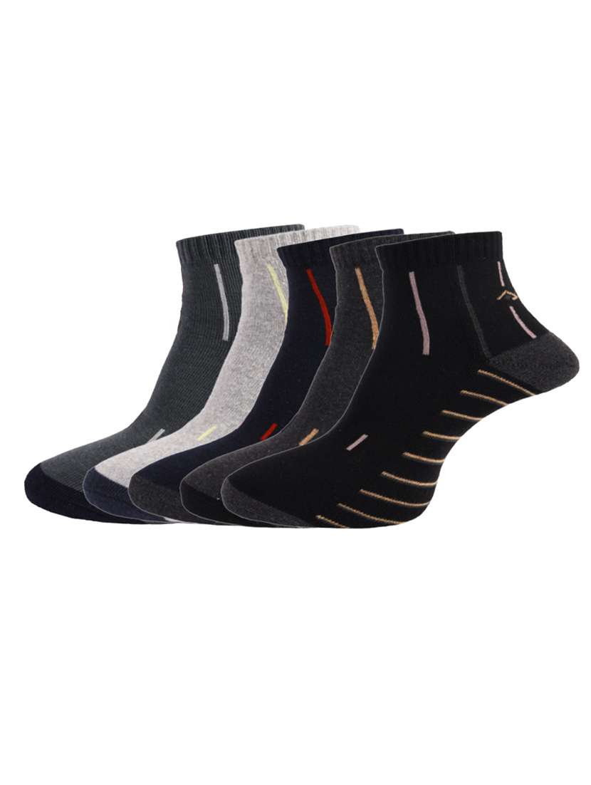 men cotton ankle length socks combo - 21588268 -  Zoom Image - 0