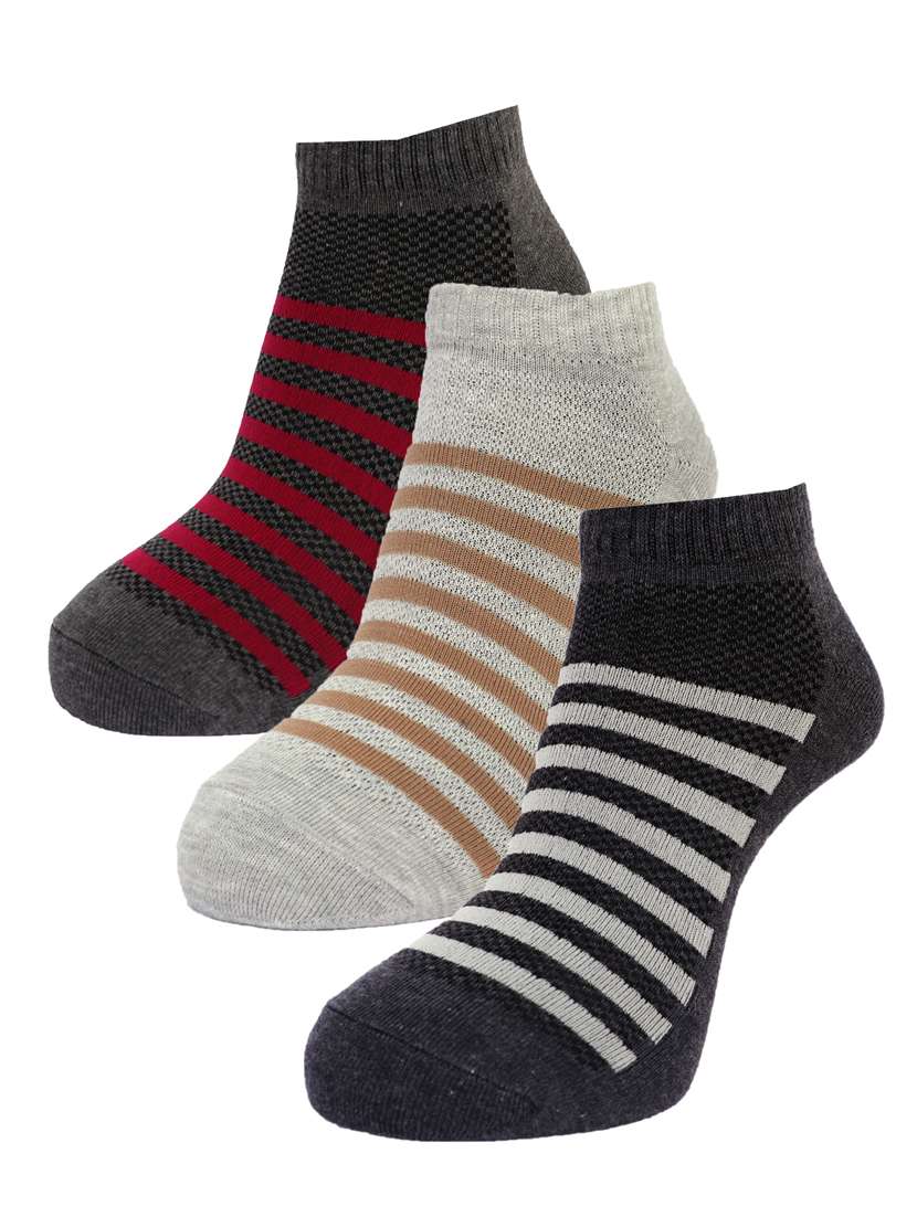 men pack of 3 ankle length socks