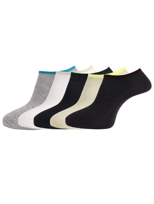 men pack of 5 ankle length socks - 21588309 -  Standard Image - 0
