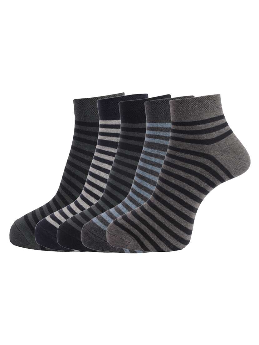 men cotton ankle length socks combo - 21588361 -  Zoom Image - 0