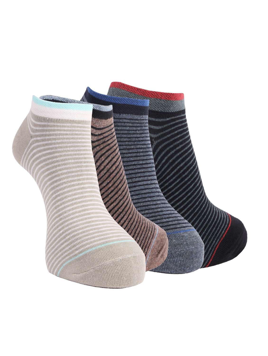 men cotton ankle length socks combo - 21588363 -  Zoom Image - 0