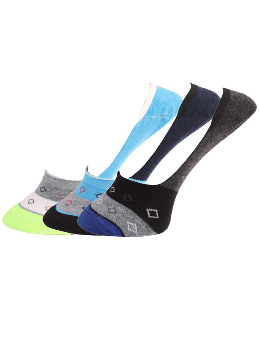 men cotton no show socks combo