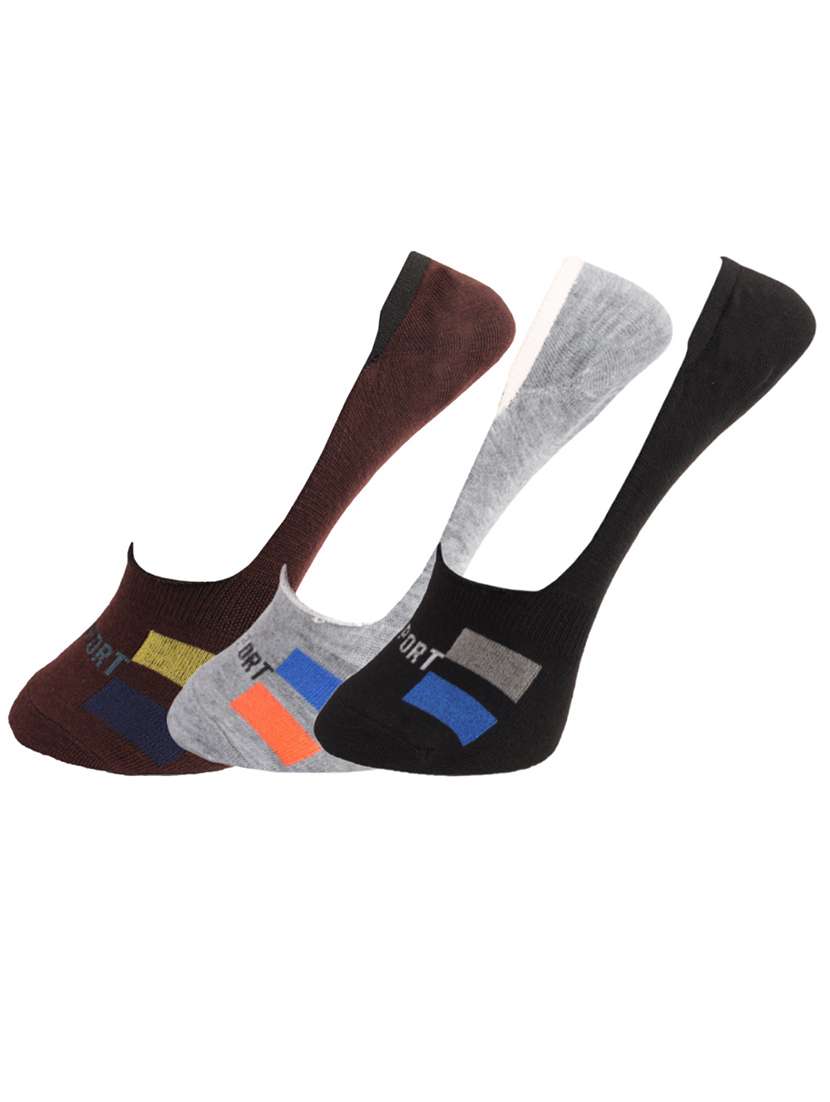 men cotton no show socks combo