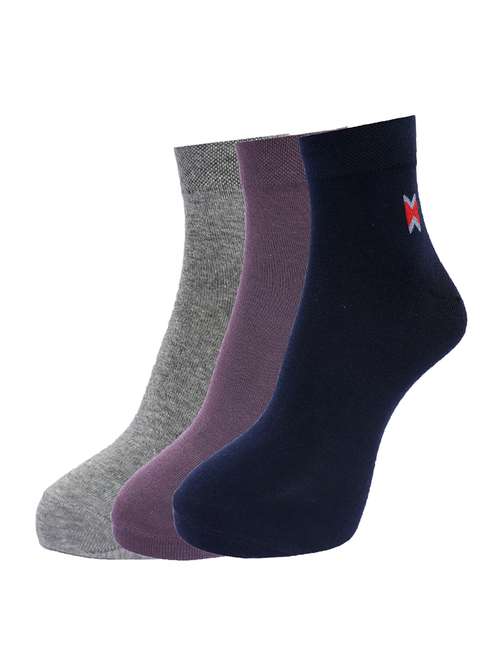 men pack of 3 above ankle length sock - 21588401 -  Standard Image - 0