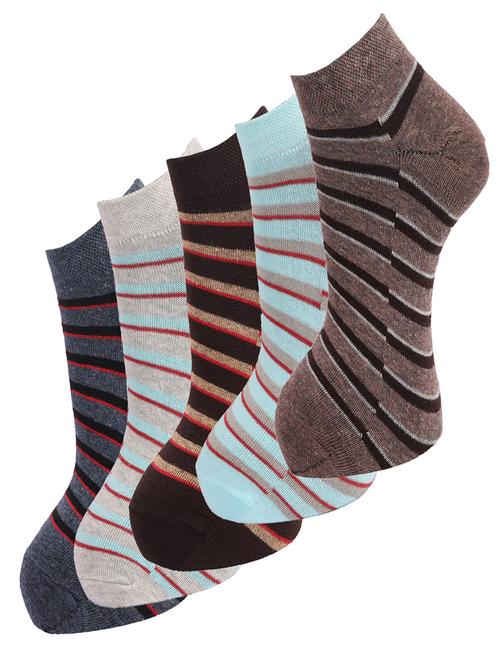 men pack of 5 ankle length sock - 21588427 -  Standard Image - 0