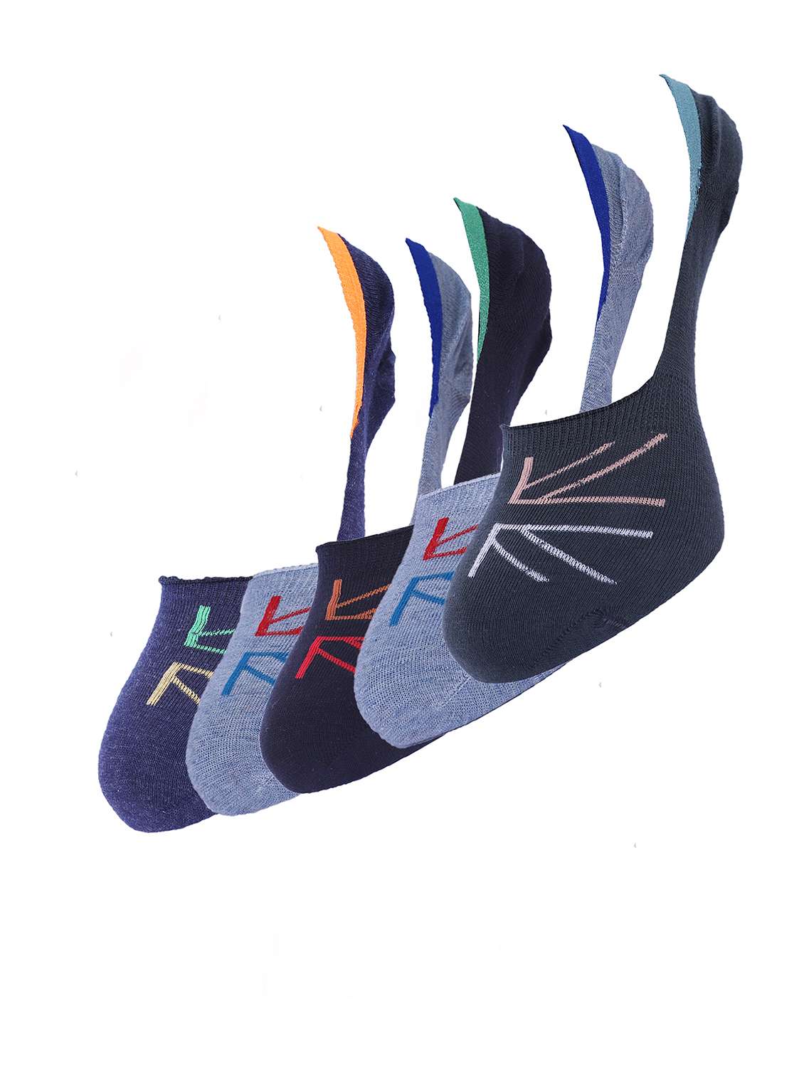 men cotton no show socks combo