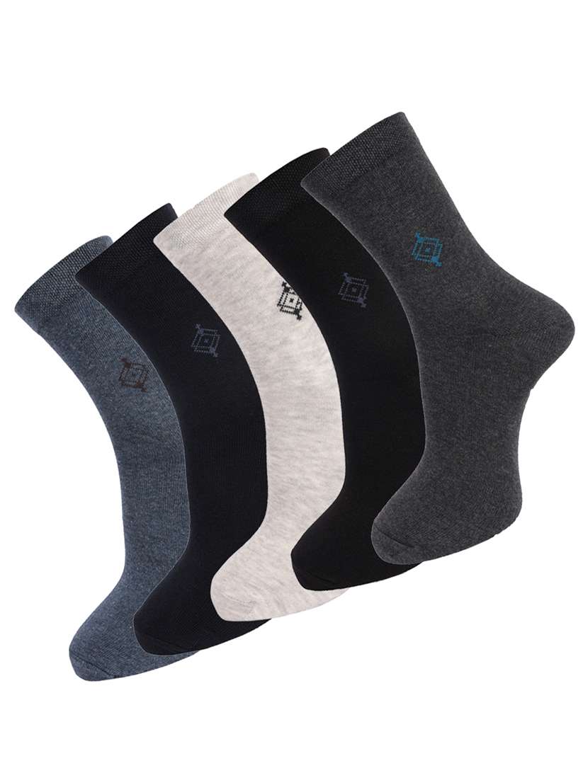 men cotton above ankle length socks combo