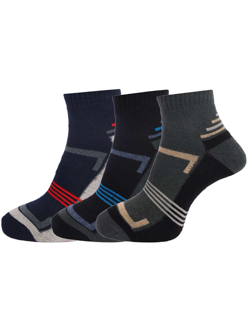 men cotton ankle length socks combo