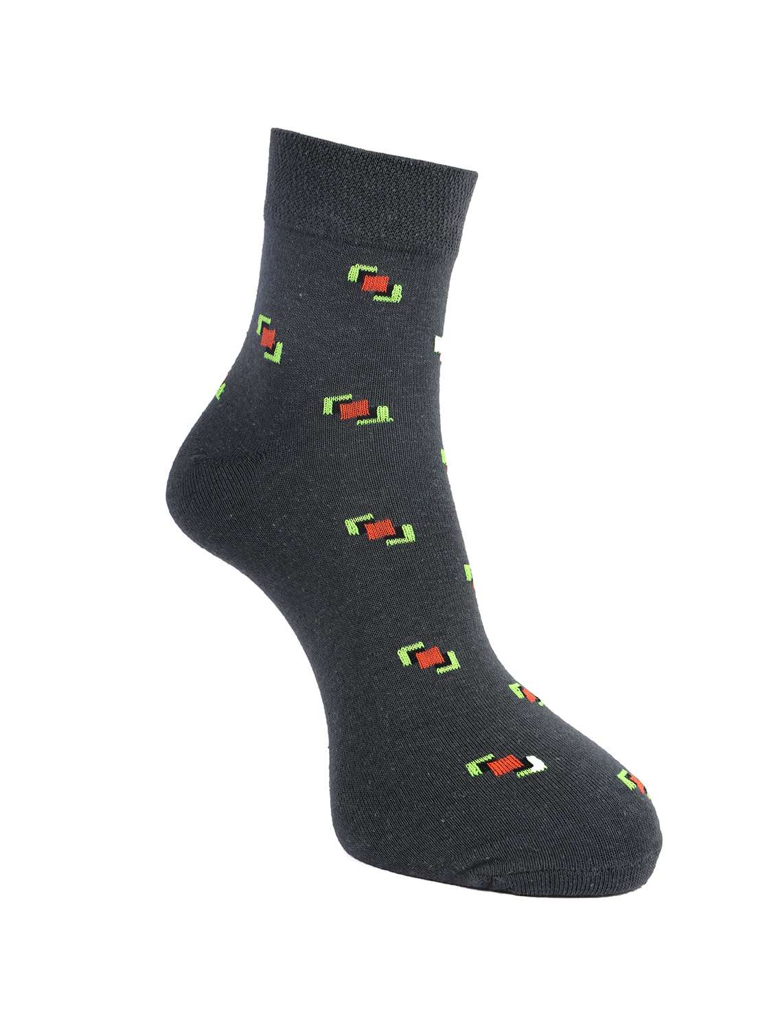 men printed ankle length socks combo - 21588499 -  Standard Image - 3