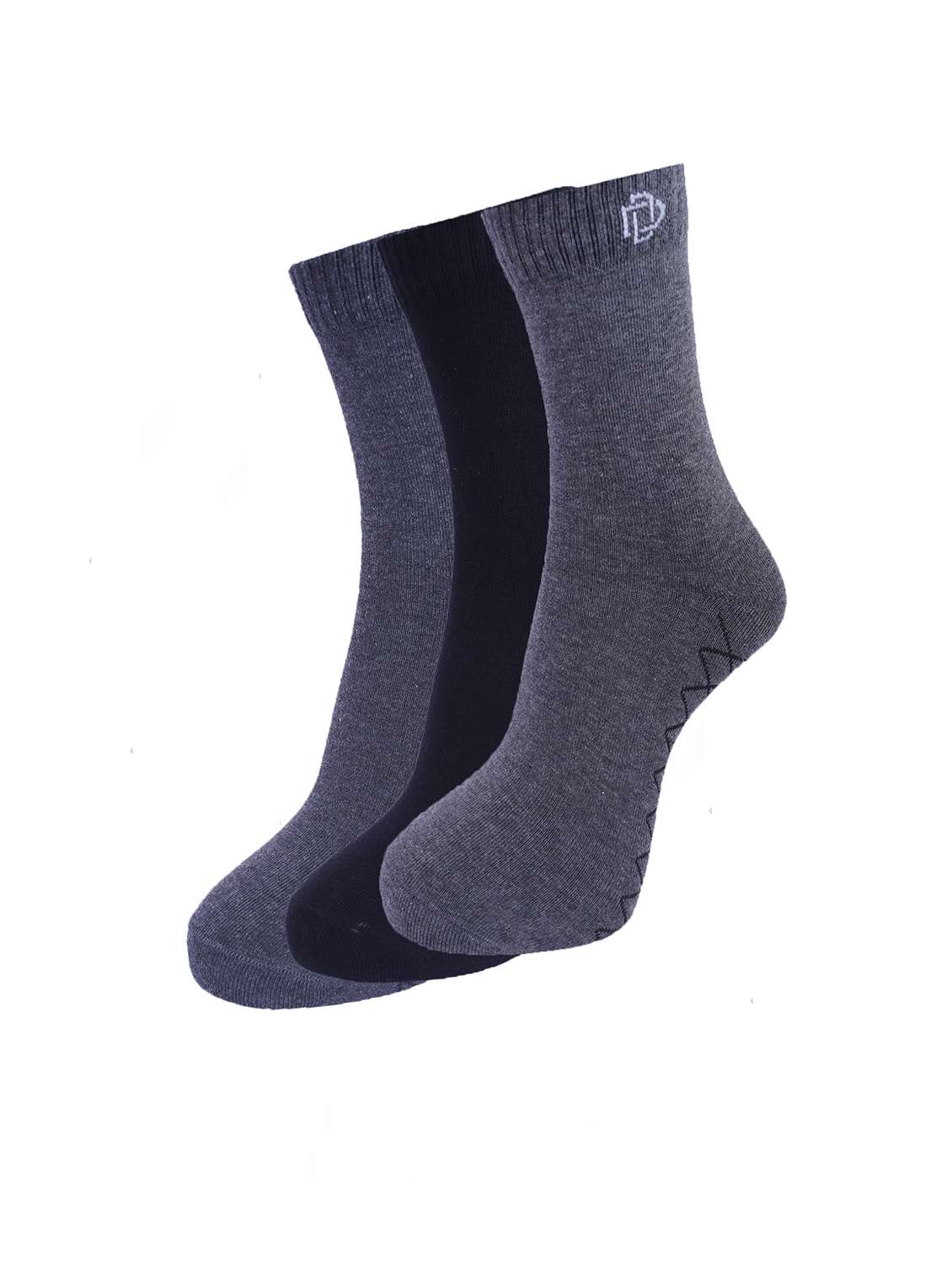 men printed above ankle length socks combo