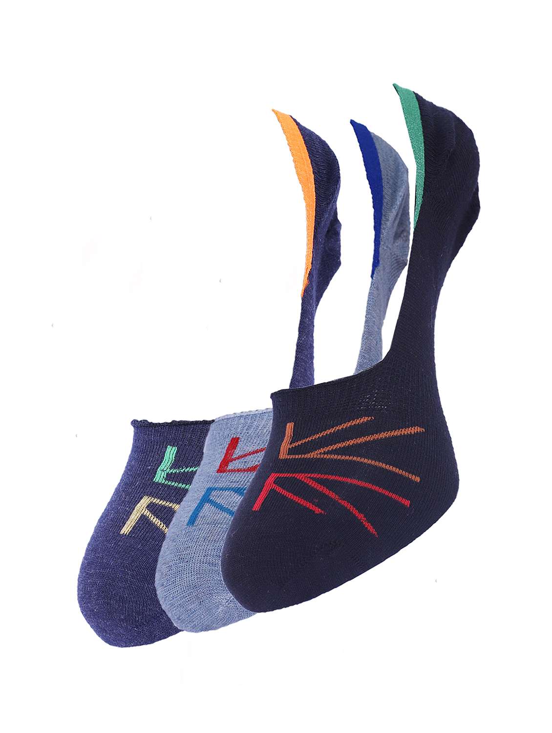 men cotton no show socks combo