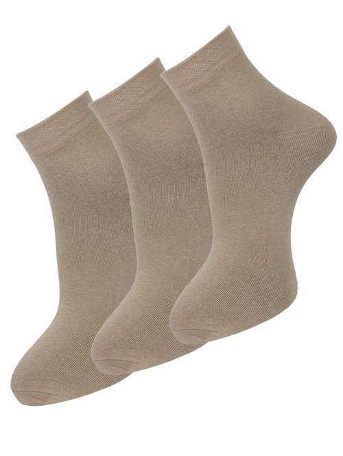 men pack of 3 solid above ankle length socks  - 21588522 -  Standard Image - 0