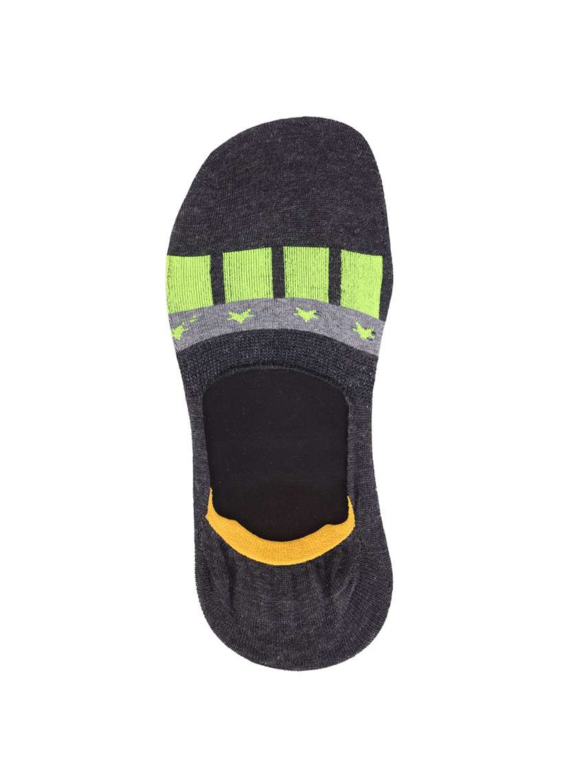 men pack of 3 color block no show socks - 21588529 -  Standard Image - 3