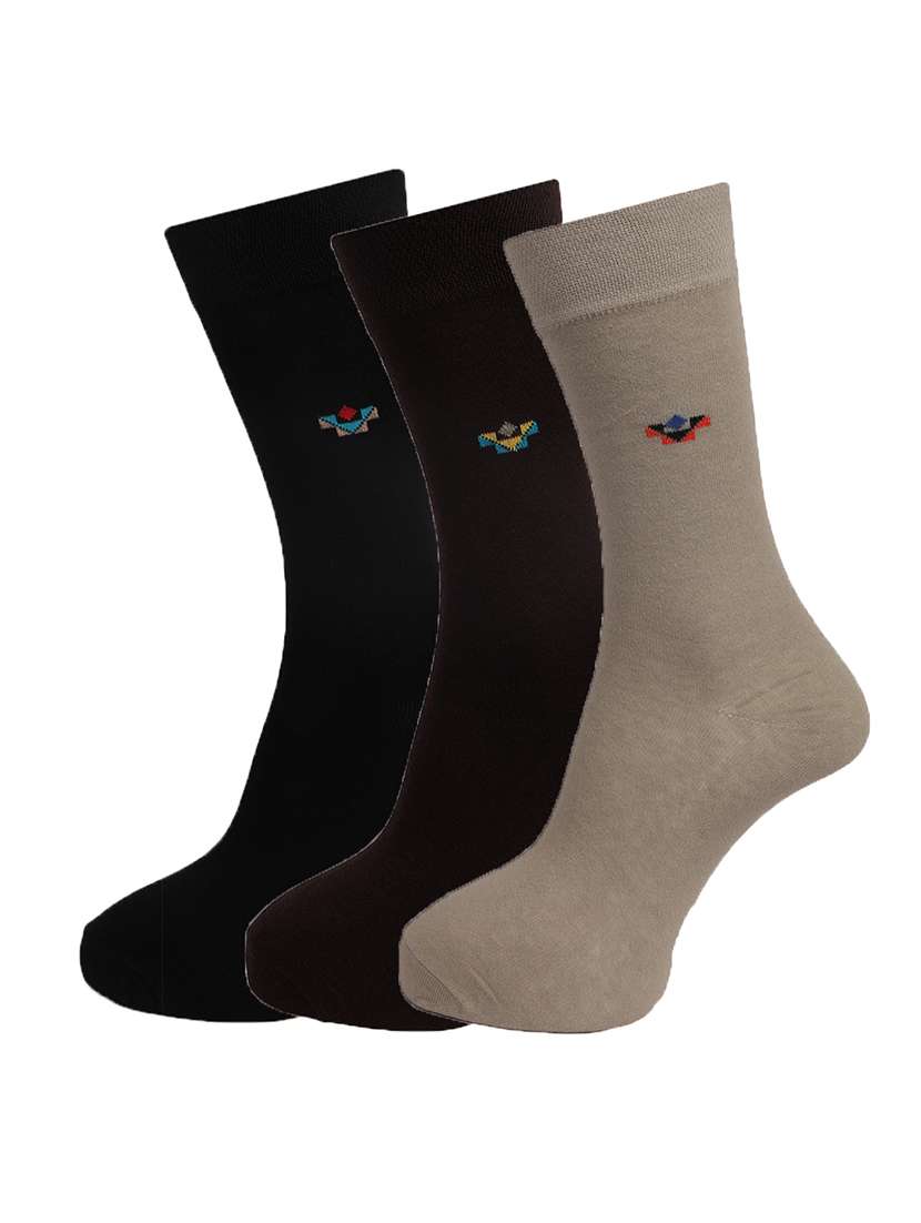 men self design above ankle length socks combo