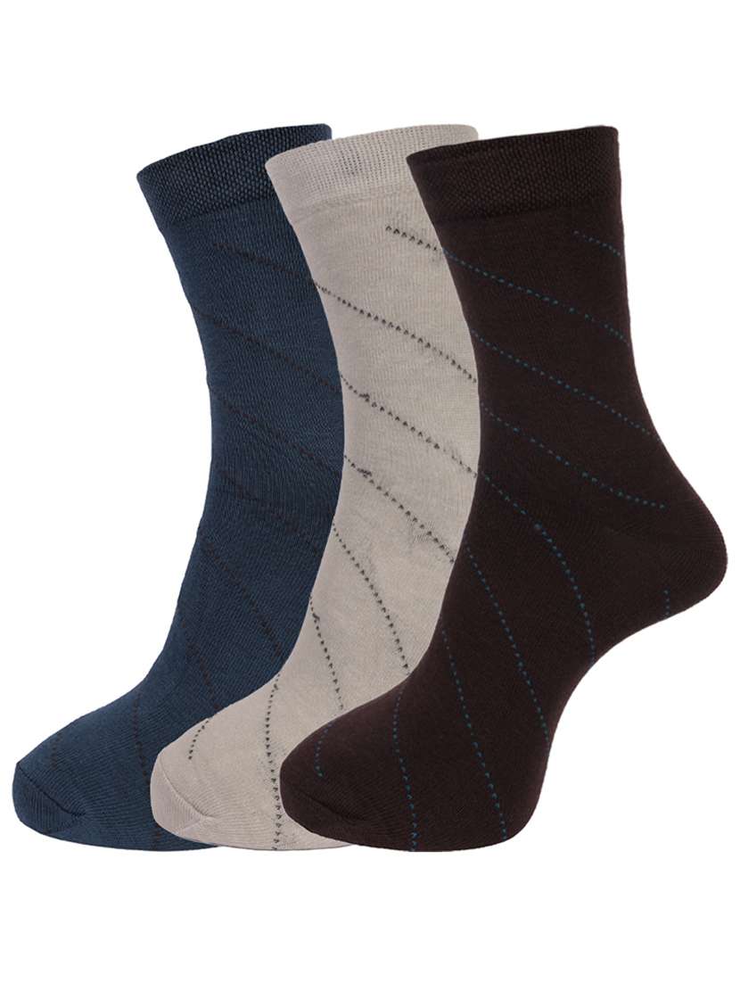 men self design above ankle length socks combo