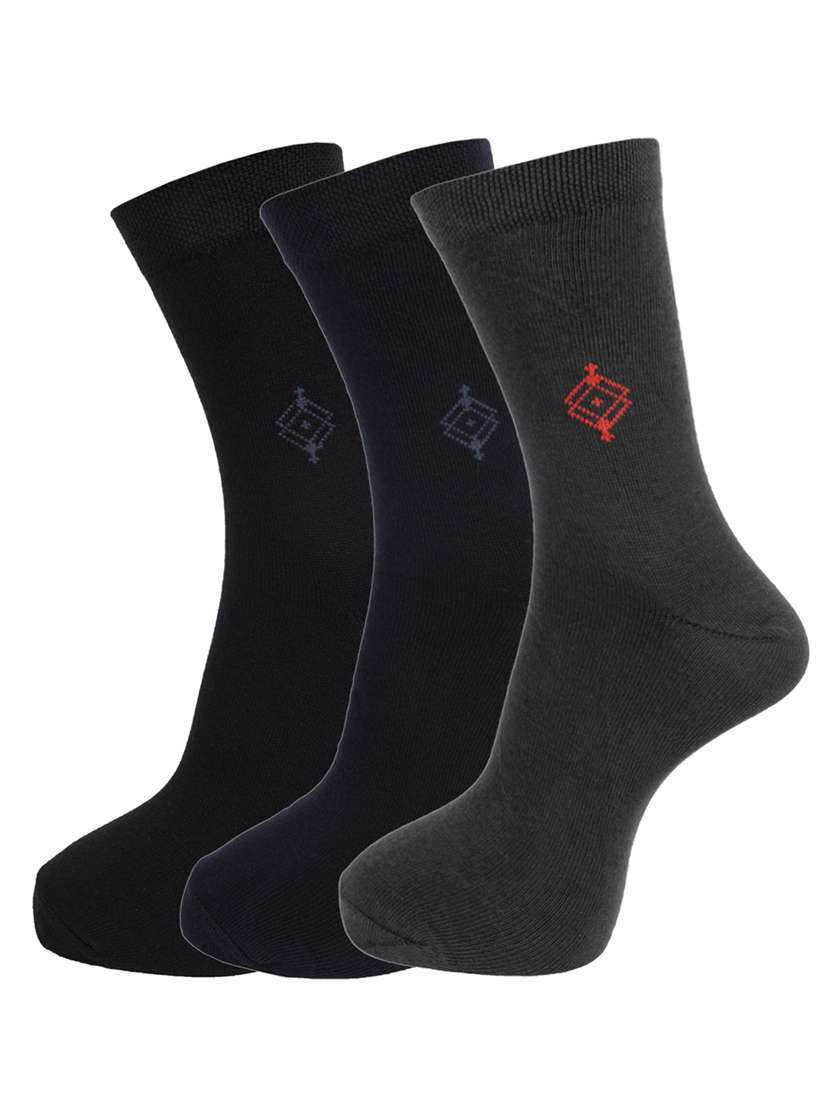 men self design above ankle length socks combo
