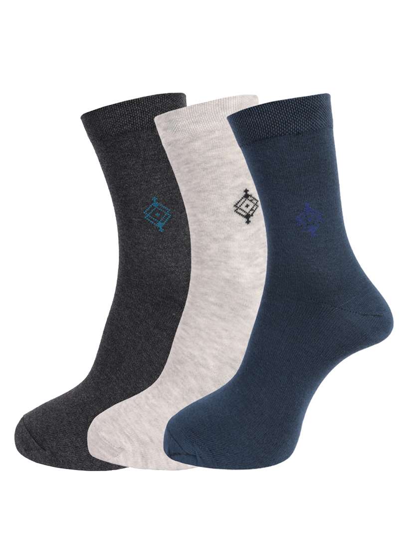 men self design above ankle length socks combo