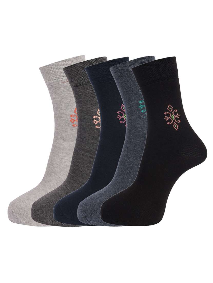 men self design above ankle length socks combo