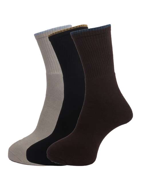 men cotton above ankle length socks combo - 21588610 -  Standard Image - 0