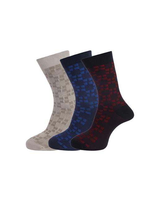 men printed above ankle length socks combo - 21588645 -  Standard Image - 0