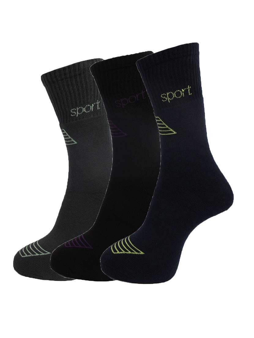 men self design above ankle length socks combo