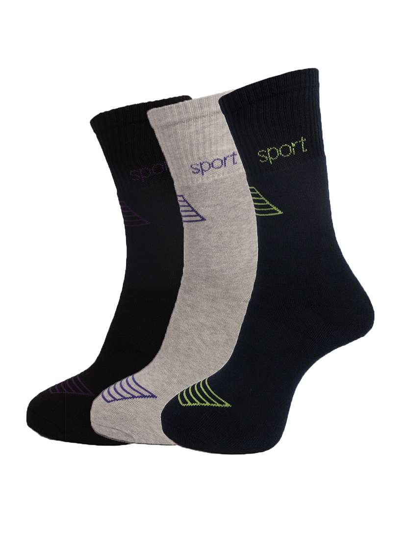 men self design above ankle length socks combo