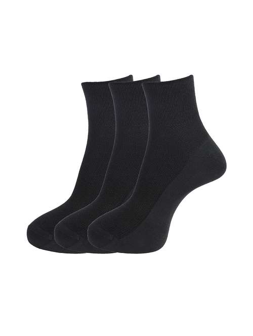 men solid ankle length socks combo - 21588658 -  Standard Image - 0