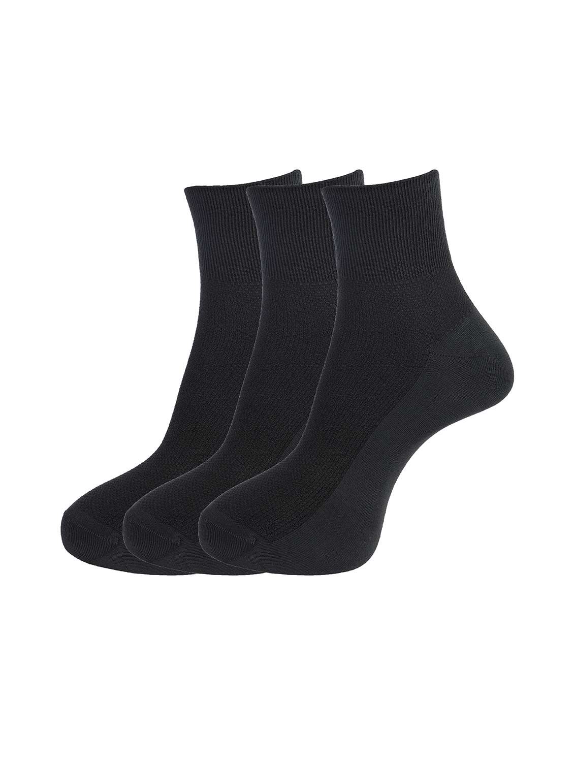 men solid ankle length socks combo - 21588658 -  Zoom Image - 0