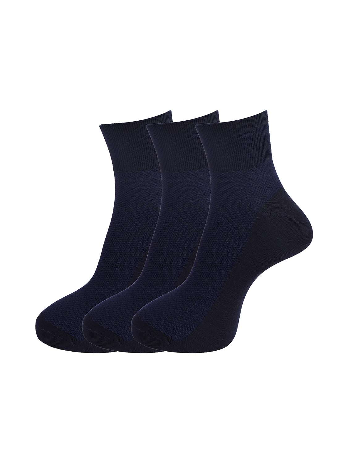men solid ankle length socks combo