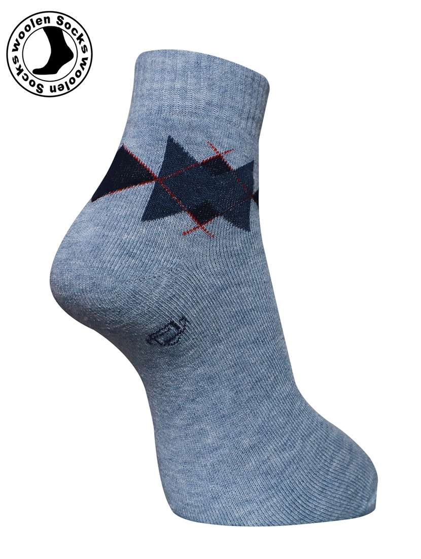 men printed ankle length socks combo - 21588677 -  Standard Image - 3