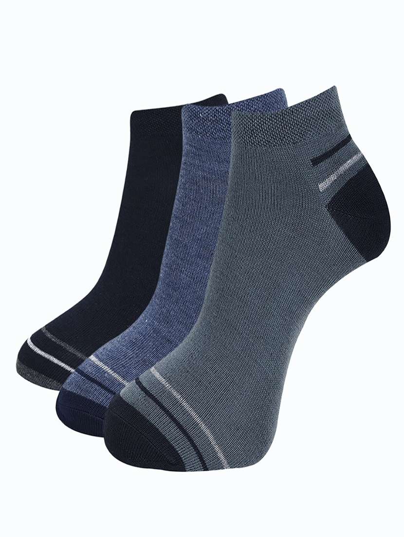 men self design ankle length socks combo