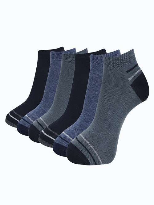 men self design ankle length socks combo - 21588706 -  Standard Image - 0
