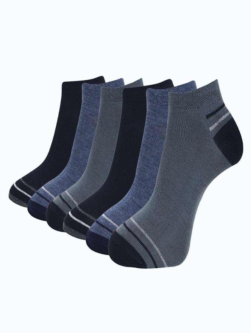 men self design ankle length socks combo - 21588706 -  Zoom Image - 0
