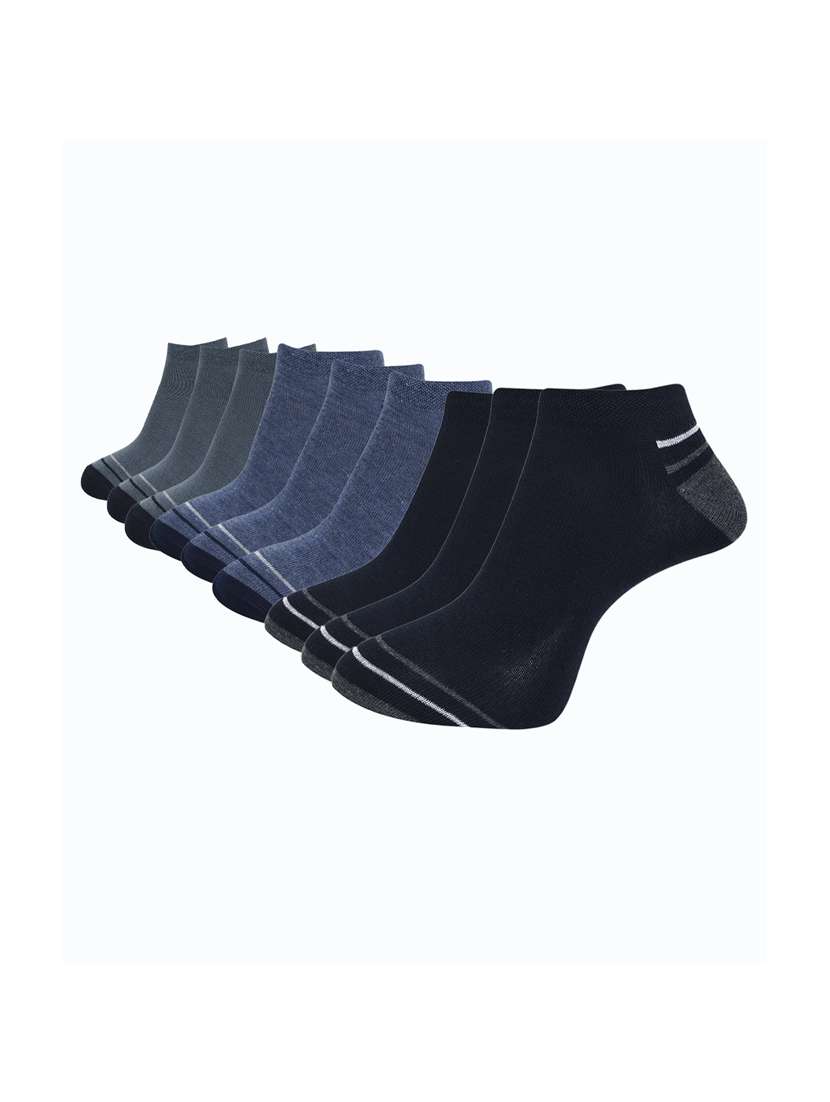 men self design ankle length socks combo