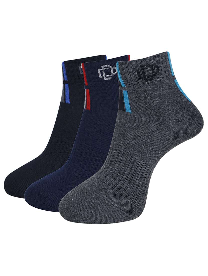 men self design ankle length socks combo