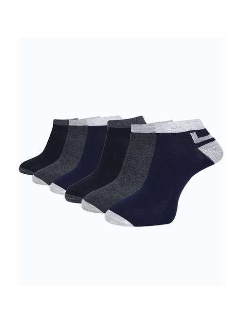 men color block ankle length socks combo - 21588712 -  Standard Image - 0