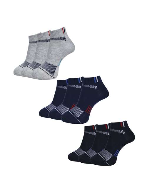 men self design ankle length socks combo - 21588737 -  Standard Image - 0