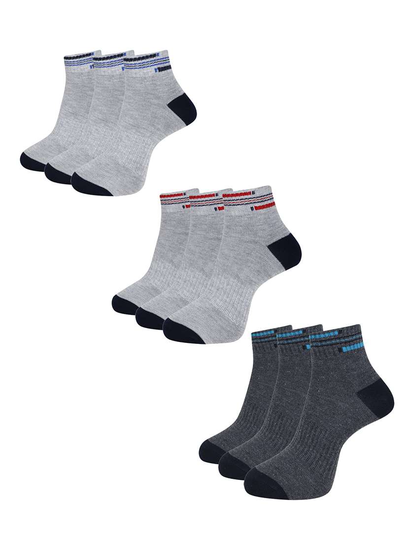 men self design ankle length socks combo