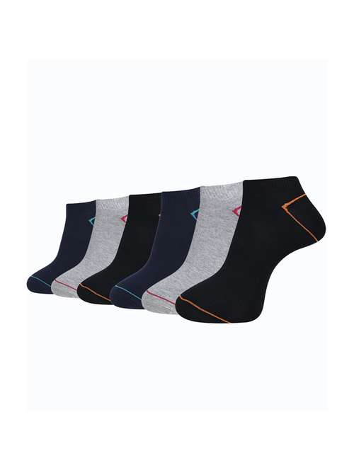 men self design ankle length socks combo - 21588751 -  Standard Image - 0