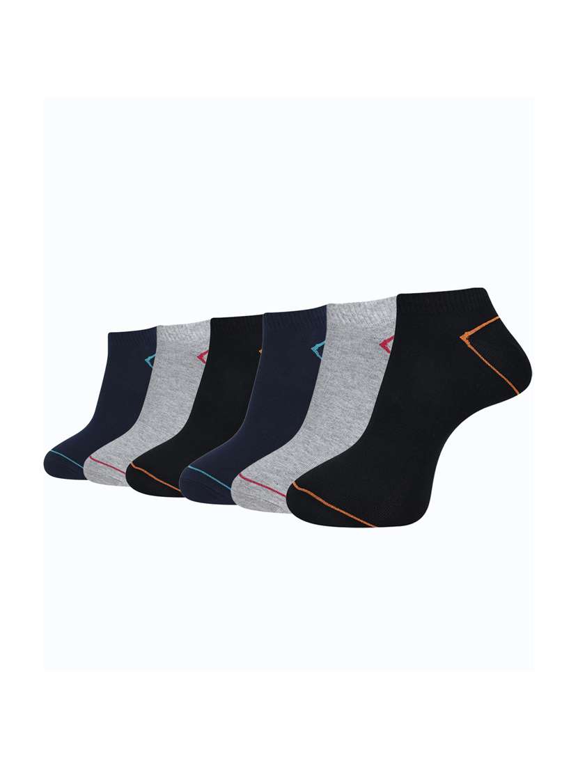 men self design ankle length socks combo - 21588751 -  Zoom Image - 0