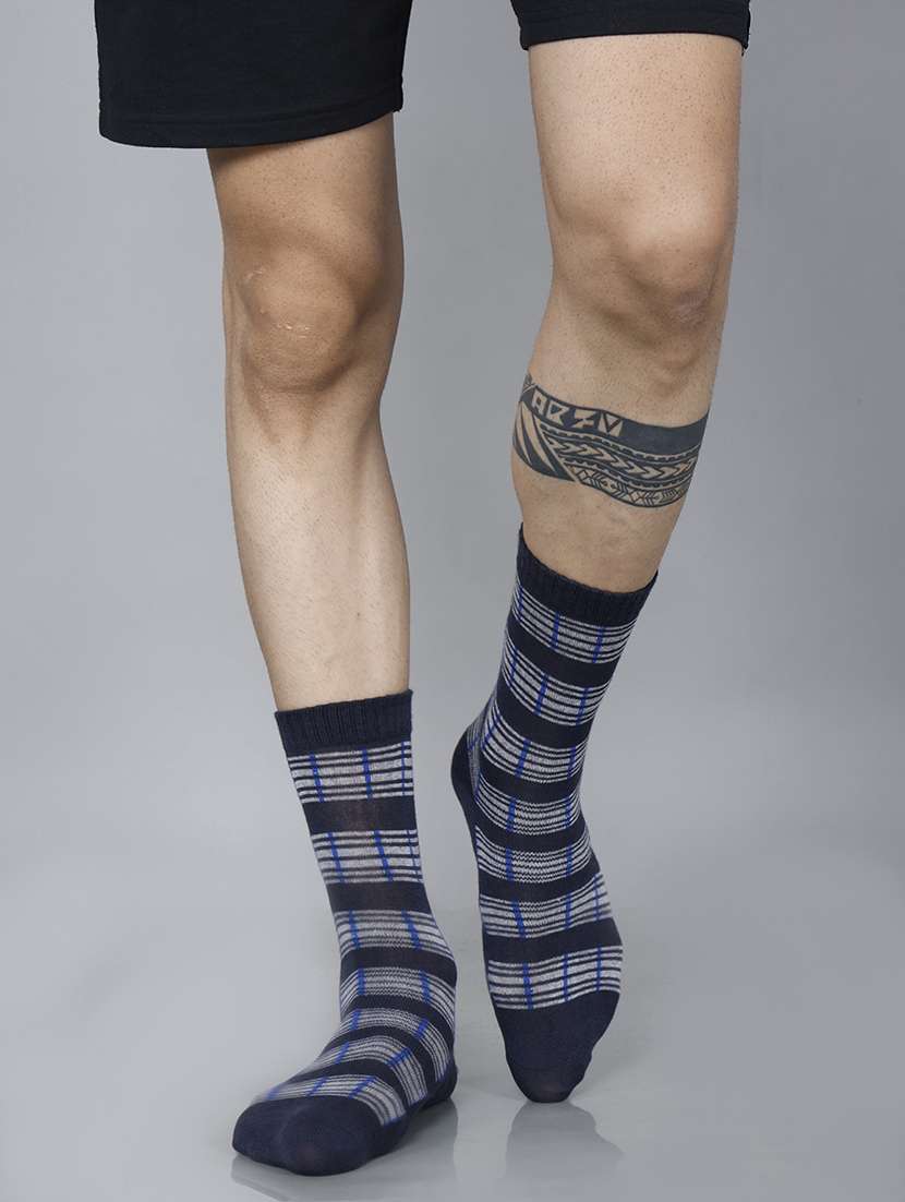 men self design above ankle length socks combo - 21588764 -  Standard Image - 3