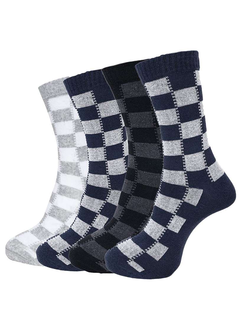 men self design above ankle length socks combo