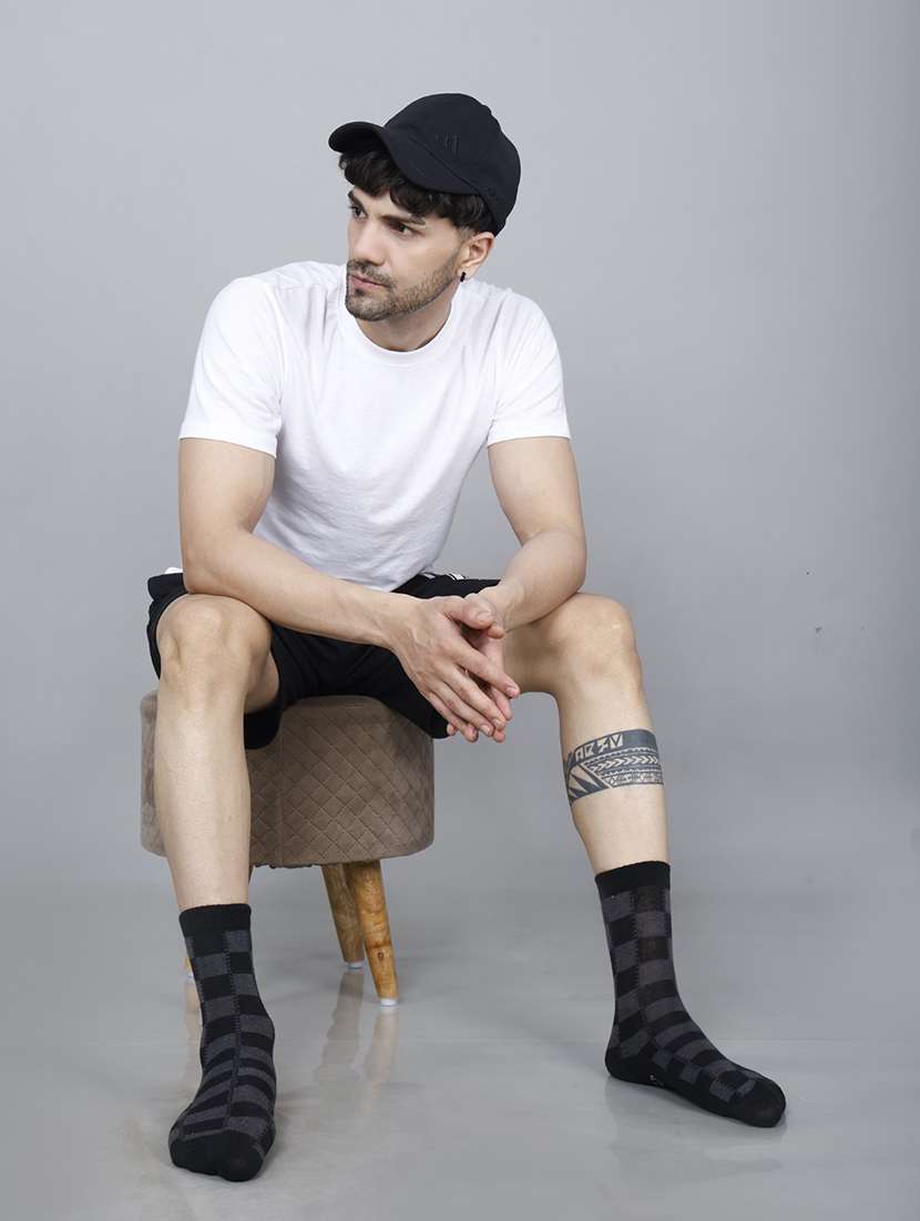 men self design above ankle length socks combo - 21588767 -  Standard Image - 5